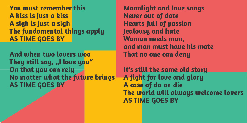 as time goes by text3